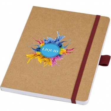 Logo trade promotional gifts picture of: Berk recycled paper notebook