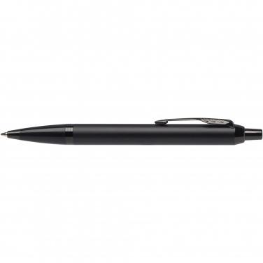 Logotrade promotional item image of: Parker IM achromatic ballpoint and rollerball pen set with gift box