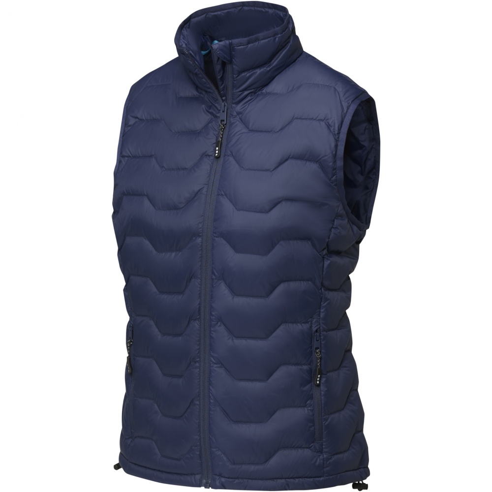 Logo trade promotional merchandise photo of: Epidote women's GRS recycled insulated down bodywarmer