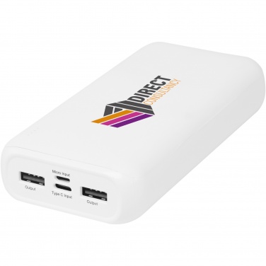 Logo trade promotional giveaways picture of: Electro 20.000 mAh recycled plastic power bank 