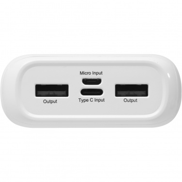 Logo trade promotional items image of: Electro 20.000 mAh recycled plastic power bank 
