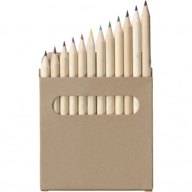 Logo trade promotional items picture of: Artemaa 12-piece pencil colouring set