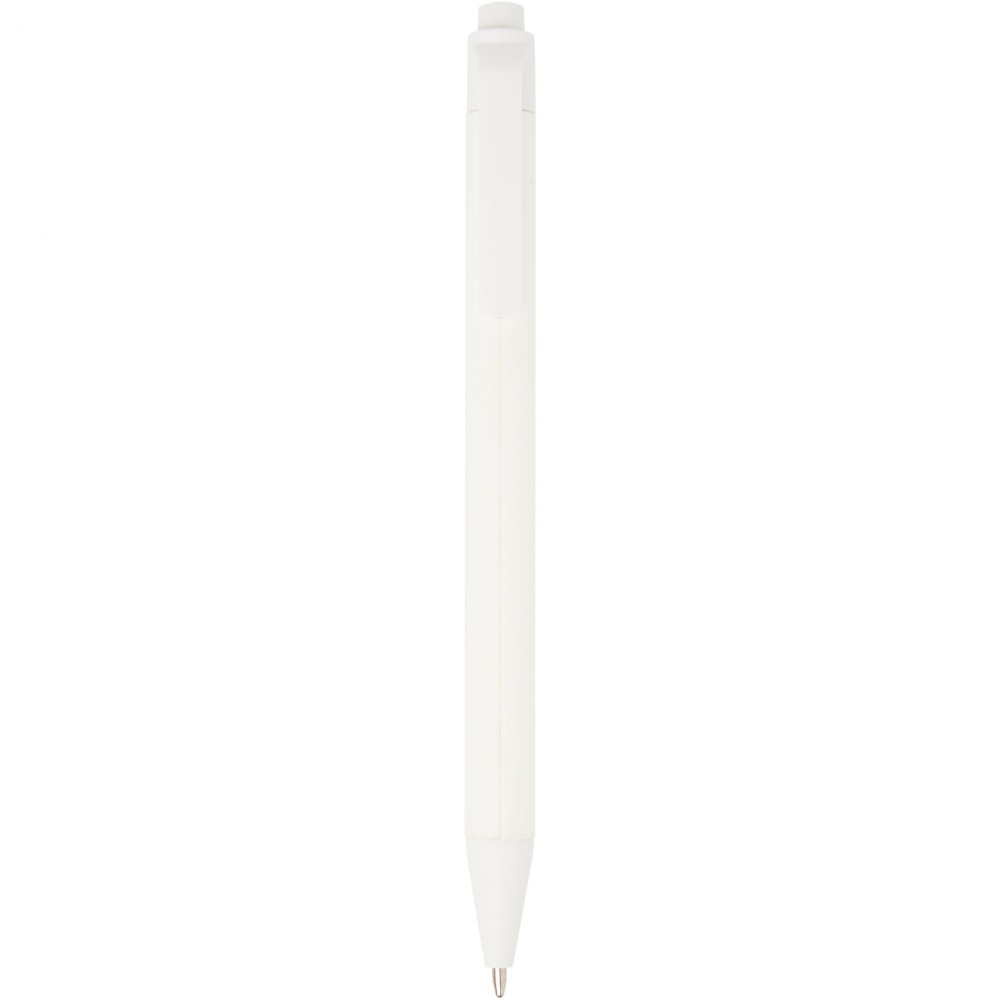 Logo trade advertising products image of: Chartik monochromatic recycled paper ballpoint pen with matte finish