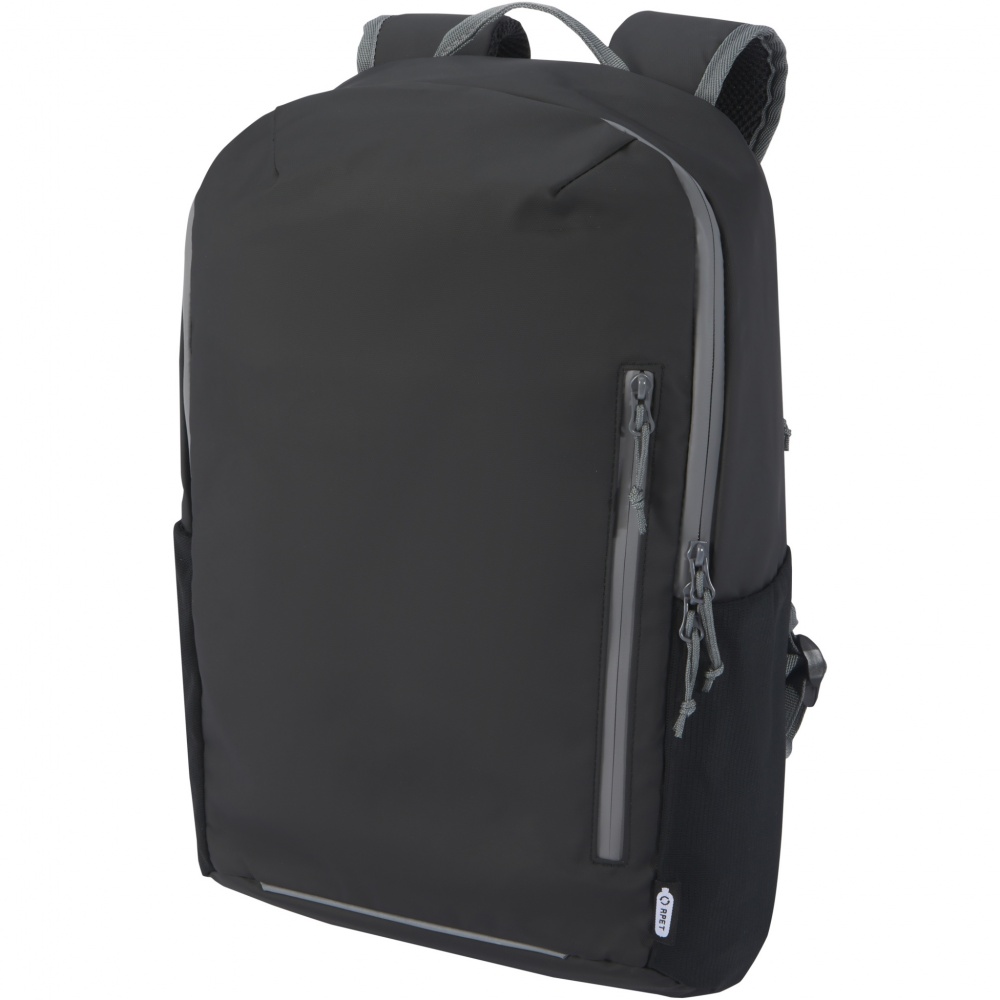 Logotrade promotional merchandise image of: Aqua 15" GRS recycled water resistant laptop backpack 21L