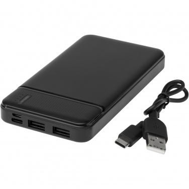 Logo trade promotional merchandise photo of: Loop 10.000 mAh recycled plastic power bank 