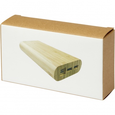Logotrade promotional product picture of: Tulda 20.000 mAh bamboo power bank