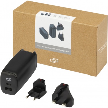Logotrade promotional gift picture of: ADAPT 25W recycled plastic PD travel charger