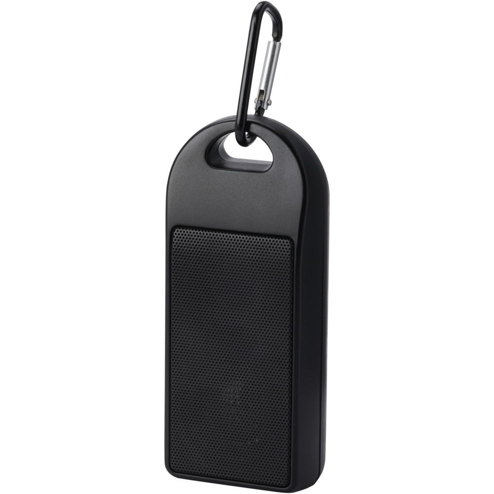 Logo trade promotional gifts image of: Omni 3W IPX4 RCS recycled plastic Bluetooth® speaker