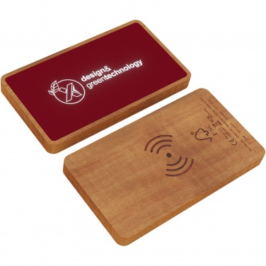Logo trade business gifts image of: SCX.design P36 5000 mAh light-up wireless power bank