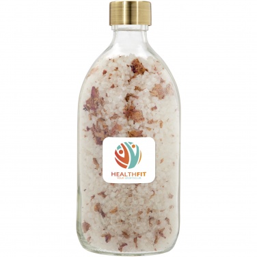 Logo trade promotional product photo of: Wellmark Just Relax 500 ml bath salt - roses fragrance