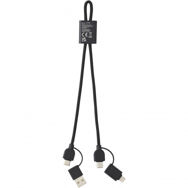 Logotrade promotional product picture of: Connect 6-in-1 RCS recycled aluminium 45W quick charge & data transfer cable