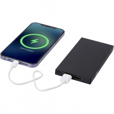Logo trade promotional giveaways image of: Connect 5000 mAh recycled aluminium power bank