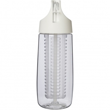 Logotrade promotional product image of: HydroFruit 700 ml recycled plastic sport bottle with flip lid and infuser