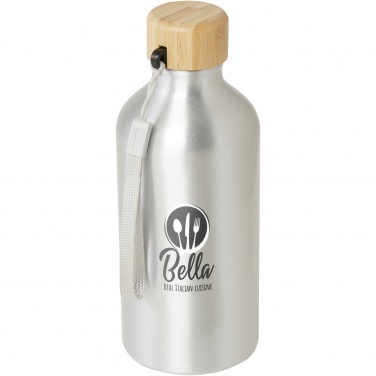 Logotrade promotional product picture of: Malpeza 500 ml RCS certified recycled aluminium water bottle