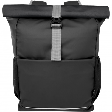 Logo trade advertising products picture of: Aqua 15" GRS recycled water resistant roll-top bike bag 20L