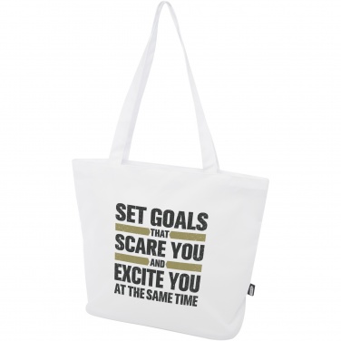 Logotrade promotional gift picture of: Panama GRS recycled zippered tote bag 20L
