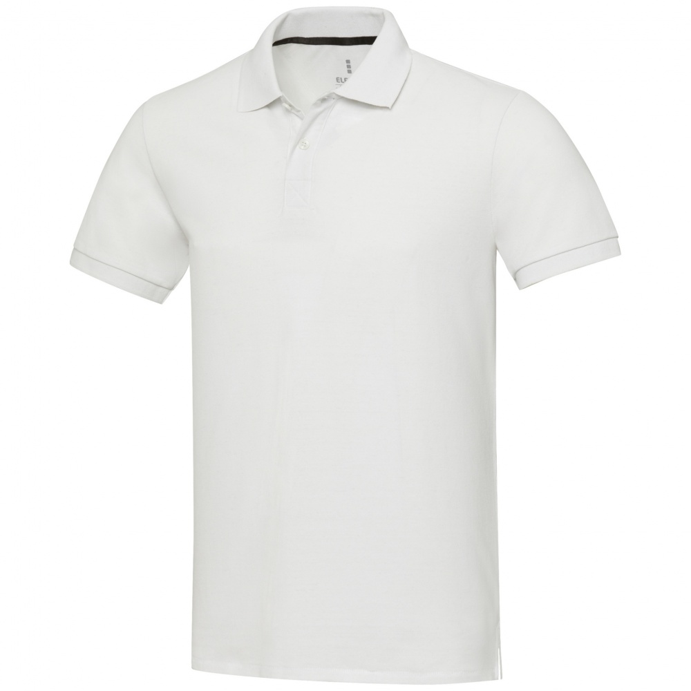 Logotrade promotional gift image of: Emerald short sleeve unisex Aware™ recycled polo