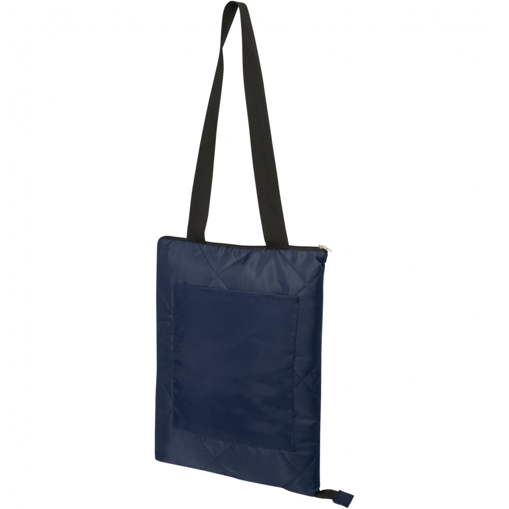 Logo trade promotional gifts picture of: Clary GRS recycled polyester picnic blanket
