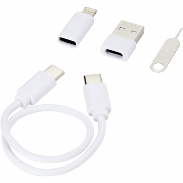 Logotrade promotional giveaways photo of: Savvy recycled plastic modular charging cable with phone holder