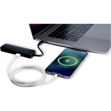 Logo trade promotional giveaways picture of: Loop RCS recycled plastic multimedia adapter USB 2.0-3.0 with HDMI port