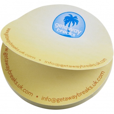 Logo trade advertising products picture of: Sticky-Mate® circle-shaped recycled sticky notes