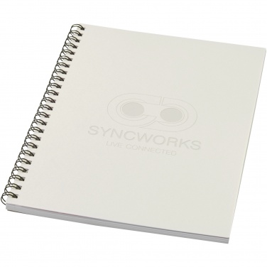 Logotrade promotional product picture of: Desk-Mate® A5 colour spiral notebook