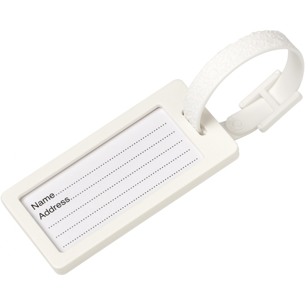 Logo trade promotional gifts image of: River recycled window luggage tag