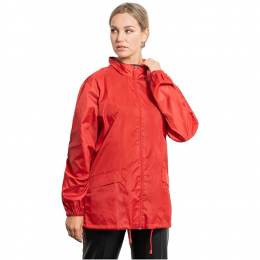 Logo trade promotional products image of: Escocia unisex lightweight rain jacket