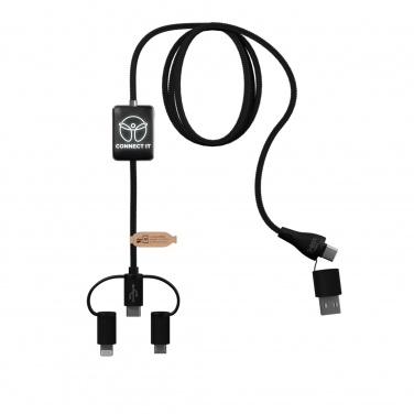 Logotrade promotional product picture of: SCX.design C48 CarPlay 5-in-1 charging cable 
