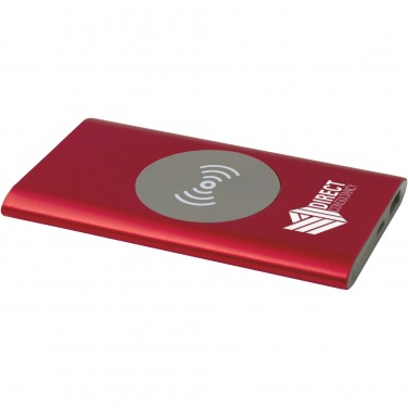 Logotrade promotional product picture of: Juice 4000 mAh Type-C recycled aluminium wireless power bank 