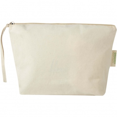 Logo trade promotional gifts picture of: Orissa 180 g/m² organic large accessory pouch 3L