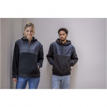 Logo trade promotional gift photo of: Evans unisex recycled sherpa fleece