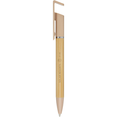 Logo trade corporate gifts image of: Delfina phone holder pen