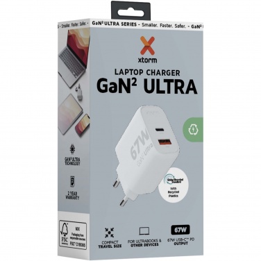 Logo trade promotional items image of: Xtorm XEC067 GaN² Ultra 67W wall charger