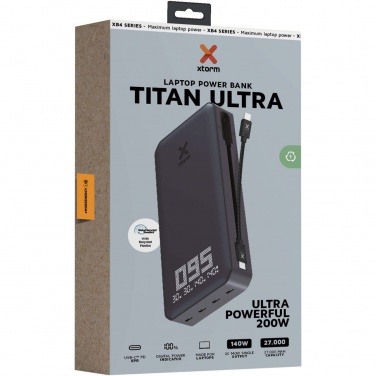 Logo trade promotional gifts image of: Xtorm XB403 Titan Ultra 27.000 mAh 200W laptop power bank