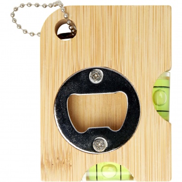 Logotrade promotional gift image of: Levo bamboo bottle opener with level 