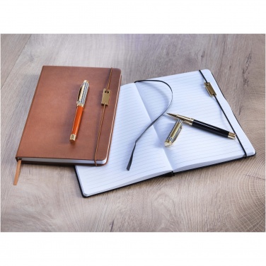 Logo trade promotional products picture of: Legato A5 notebook and rollerball pen set 