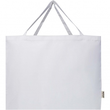 Logo trade promotional merchandise photo of: Odessa 220 g/m² GRS recycled cotton large tote bag