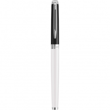 Logo trade promotional merchandise image of: Hemisphere colour blocking rollerball pen with palladium trim