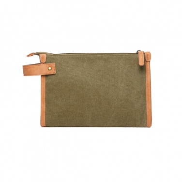 Logotrade business gifts photo of: VINGA Bosler GRS recycled canvas toiletry bag
