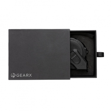 Logo trade promotional merchandise image of: Gear X 5M measuring Tape with slow/fast retract function