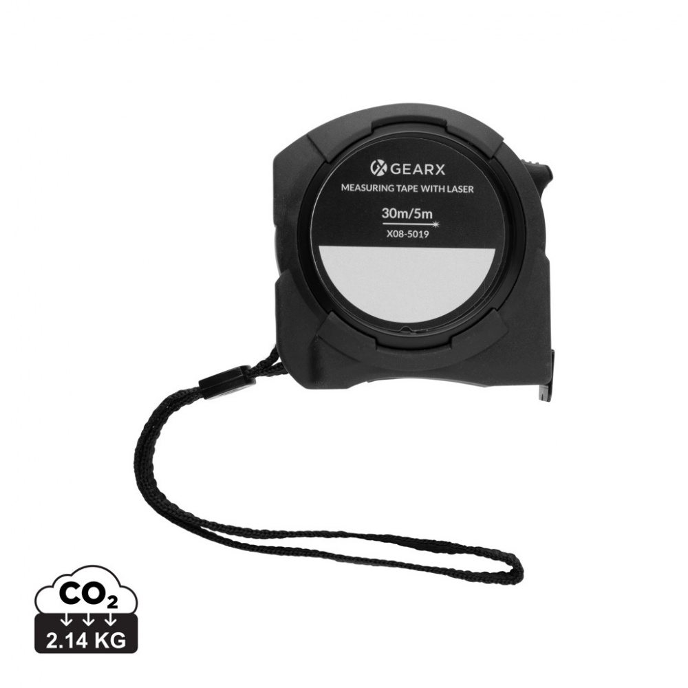 Logotrade promotional product image of: Gear X measuring 5M tape with 30M laser
