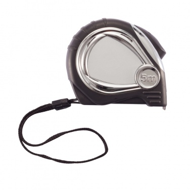Logotrade promotional giveaways photo of: Chrome plated auto stop tape measure