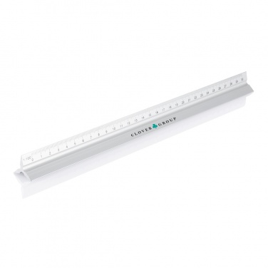 Logotrade promotional gift picture of: Aluminium triangle rule - 30cm