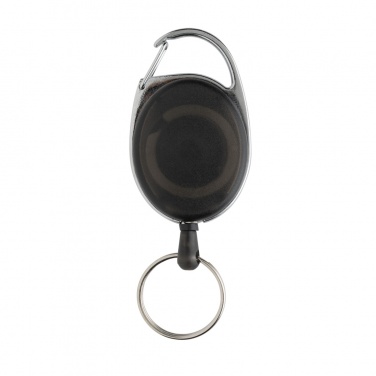 Logotrade promotional giveaway picture of: RCS recycled ABS roller clip keychain