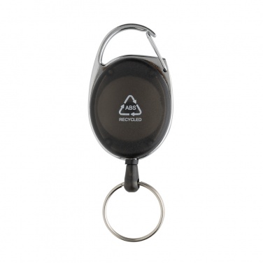 Logotrade advertising product picture of: RCS recycled ABS roller clip keychain