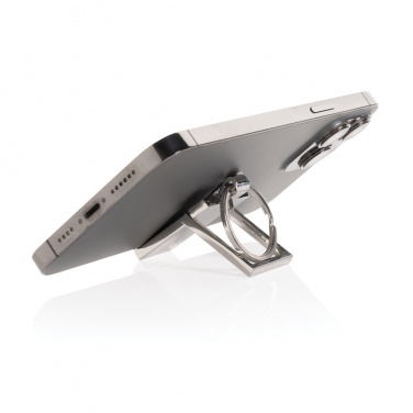 Logotrade promotional giveaway image of: RSC recycled zinc alloy phone stand keychain