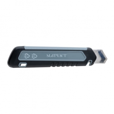Logo trade promotional item photo of: Refillable RCS rplastic heavy duty snap-off knife soft grip