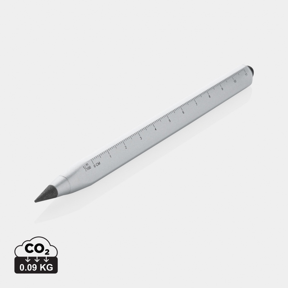 Logotrade promotional product image of: Eon RCS recycled aluminum infinity multitasking pen