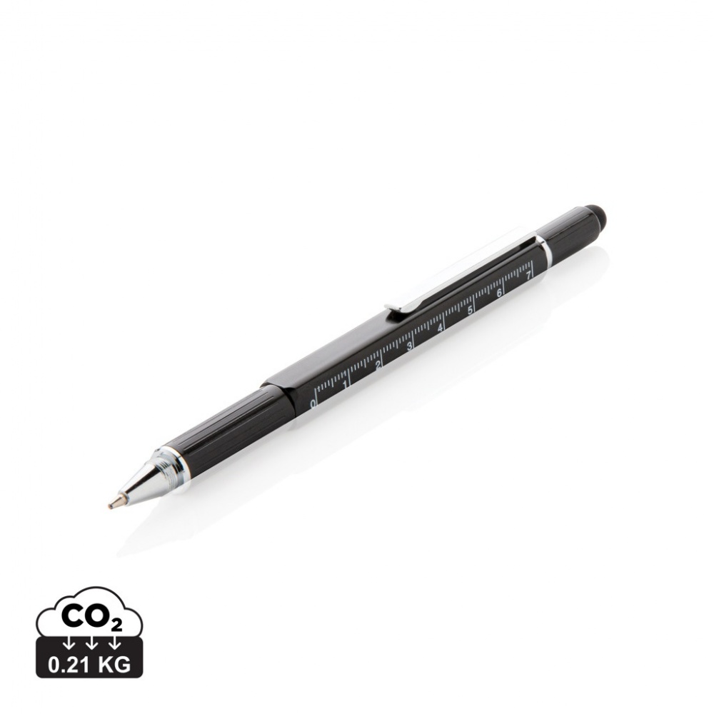 Logo trade promotional products picture of: 5-in-1 aluminium toolpen